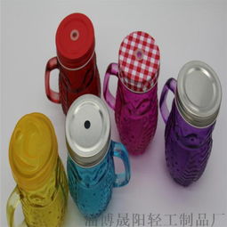 猫头把手杯 创意与品质兼具的个性彩色玻璃杯